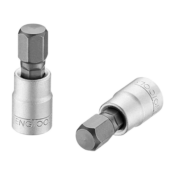 Teng Tools 8mm 1/4 Inch Drive Metric Hex Chrome Vanadium Socket M141508-C - main